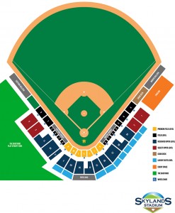 Skylands Stadium Seating Chart