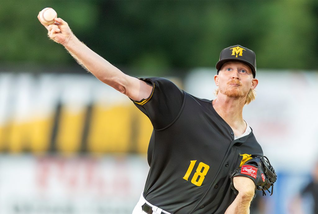 Pitcher Tyler Luneke (photo by Phil Hoops)