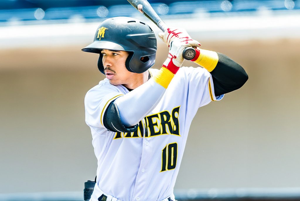 Sussex County Miners outfielder Gabriel Maciel (photo by Phil Hoops)
