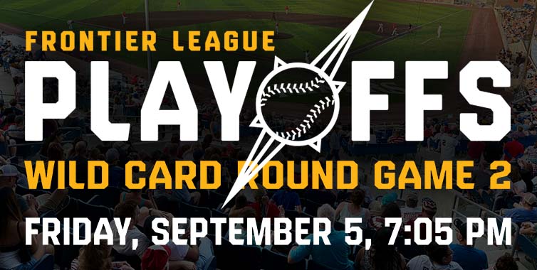 Frontier League Wild Card Round Game 2 at Skylands Stadium on Friday, September 5, 2025