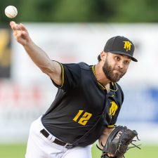 Miners closer Matt Stil (photo by Phil Hoops)