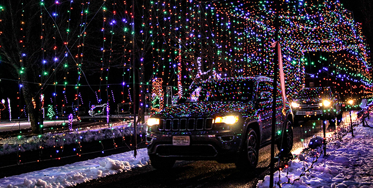 Skylands Stadium Light Show & Christmas Village