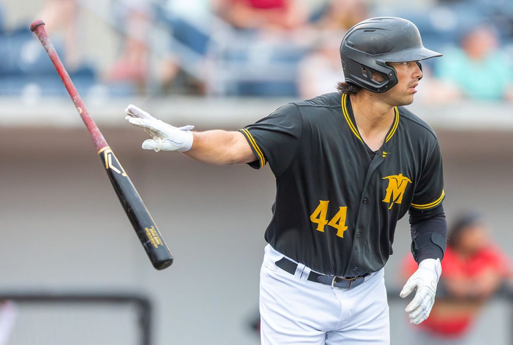 Sussex County Miners infielder Sean Roby Jr. (photo by Phil Hoops)