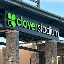 Clover Stadium, home of the New York Boulders
