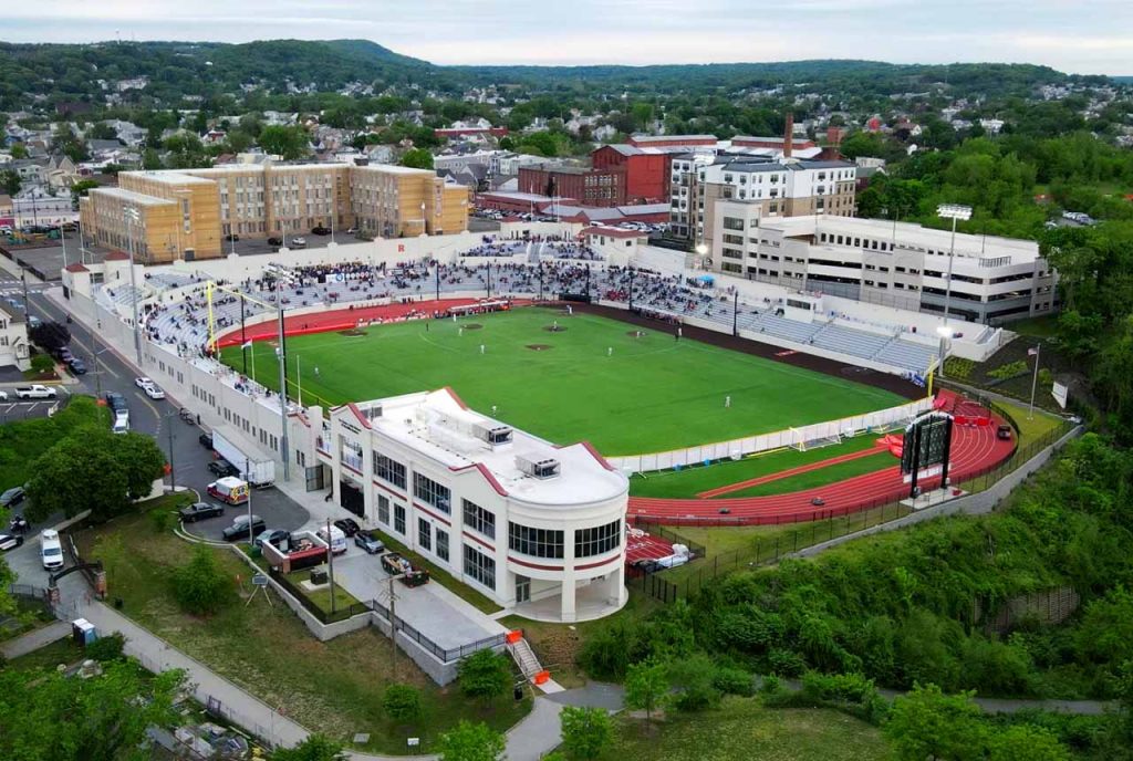 Hinchliffe Stadium, home of the New Jersey Jackals