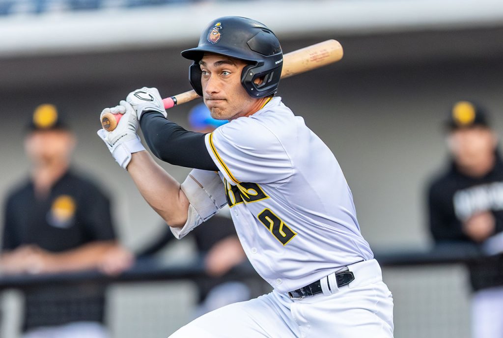 Hunter D'Amato collected two more hits on May 12, 2026 (photo by Phil Hoops)