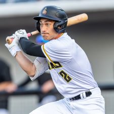 Hunter D'Amato collected two more hits on May 12, 2026 (photo by Phil Hoops)