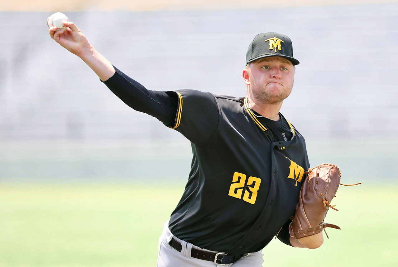 Kellen Brothers pitches the Miners to victory at Hinchliffe Stadium on May 19, 2026.