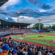 Stade Canac, home of the Québec Capitales (photo courtesy of The Globe and Mail)