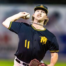 Sussex County Miners pitcher Billy Parsons (photo by Phil Hoops)