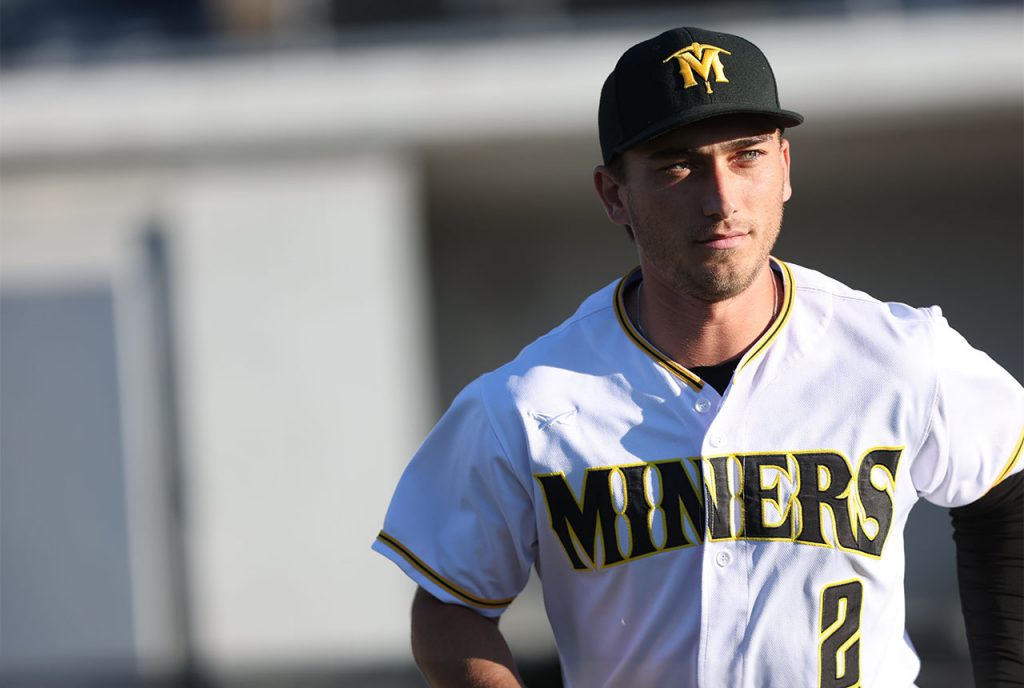 Sussex County Miners second baseman Hunter D'Amato (photo by Phil Hoops)