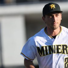 Sussex County Miners second baseman Hunter D'Amato (photo by Phil Hoops)