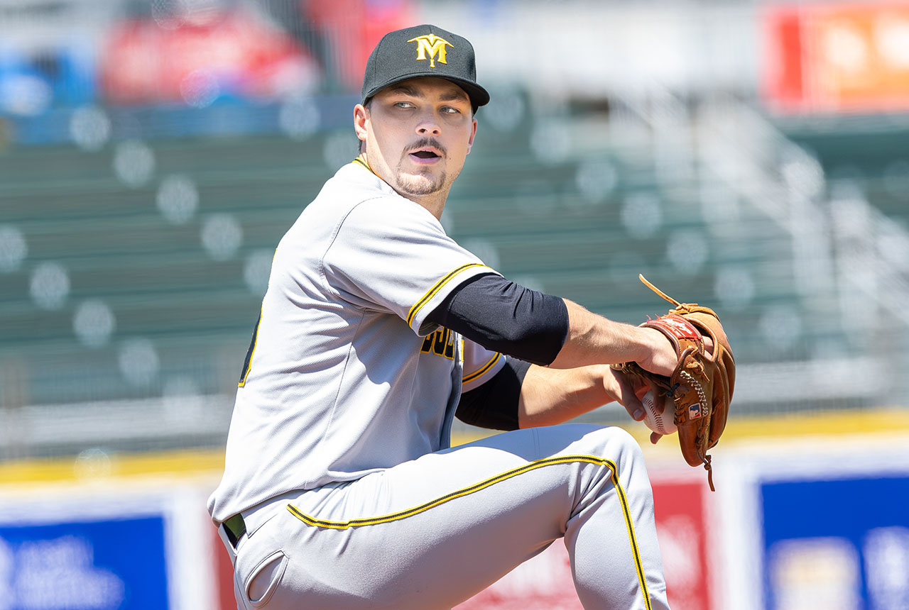 Sussex County Miners pitcher Jackson Balzan (photo by Phil Hoops)