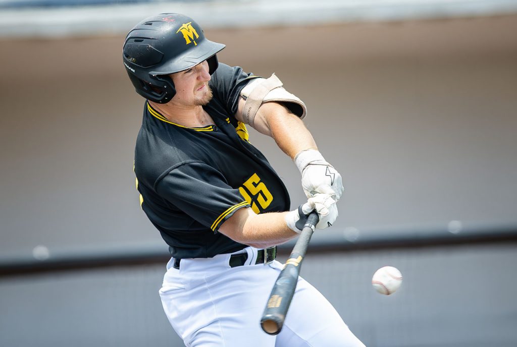 Sussex County Miners outfielder Keenan Taylor (photo by Phil Hoops).