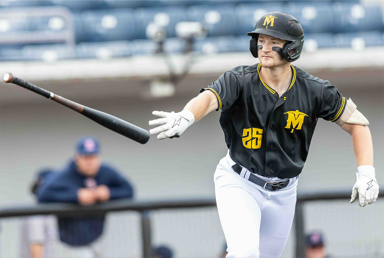 Sussex County Miners right fielder Keenan Taylor (photo by Phil Hoops)