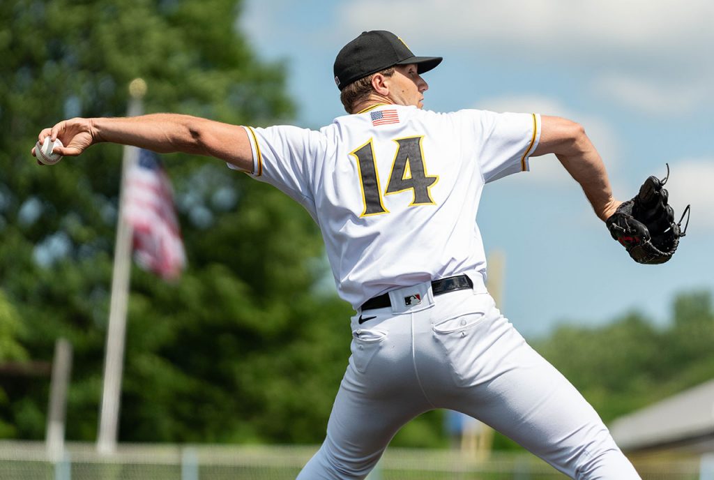 Rob Hensey pitches in the back end of the doubleheader on June 7, 2026