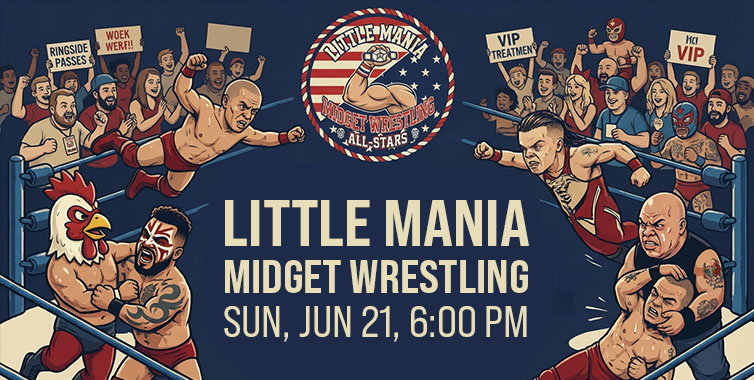 Little Mania Midget Wrestling at Skylands Stadium on Sunday, June 21, 2026.