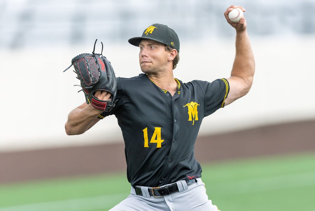 Sussex County Miners pitcher Rob Hensey (photo by Phil Hoops)