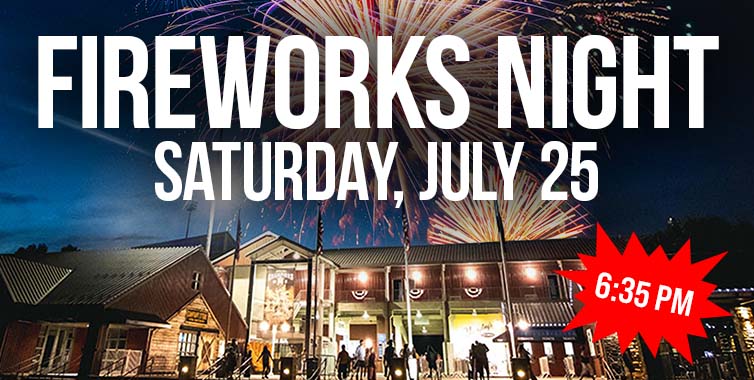Sussex County Miners Fireworks Saturday, July 25, 2026