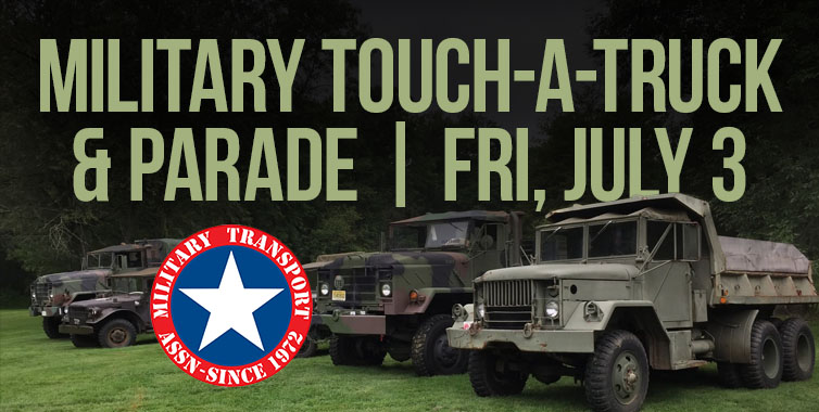 Sussex County Miners Military Touch-a-Truck and Parade, Friday, July 3, 2026
