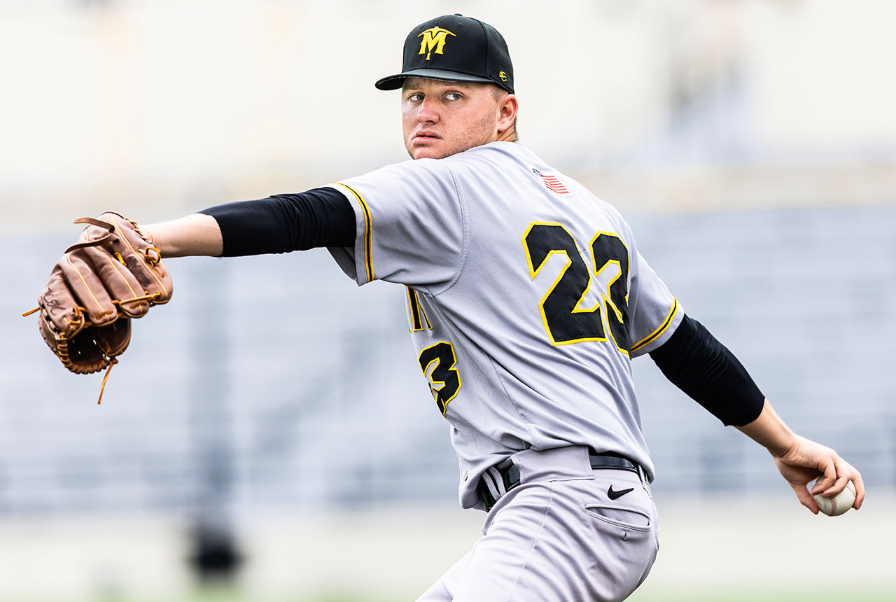Sussex County Miners starting pitcher Kellen Brothers (photo by Phil Hoops)