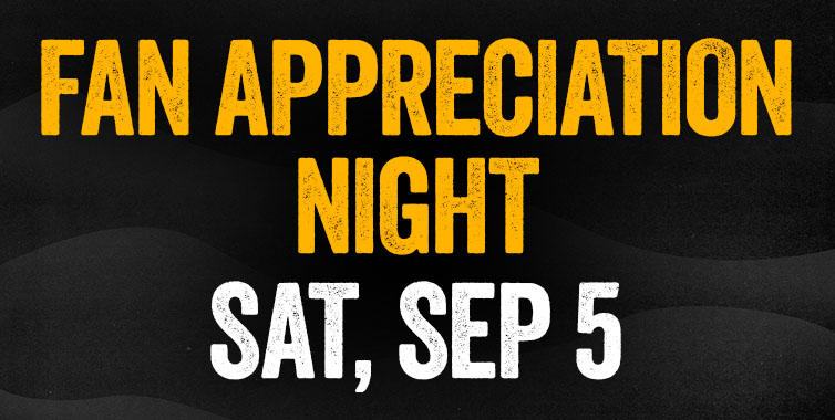 Sussex County Miners Fan Appreciation Night, September 5, 2026