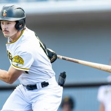 Sussex County Miners infielder Haiden Walters (photo by Phil Hoops)