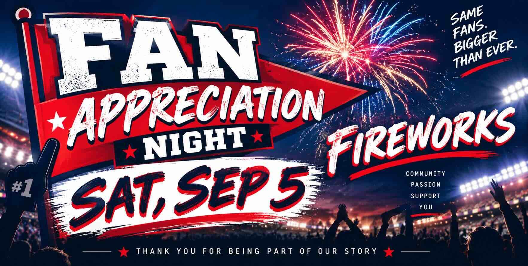 Sussex County Miners Fan Appreciation Night, September 5, 2026