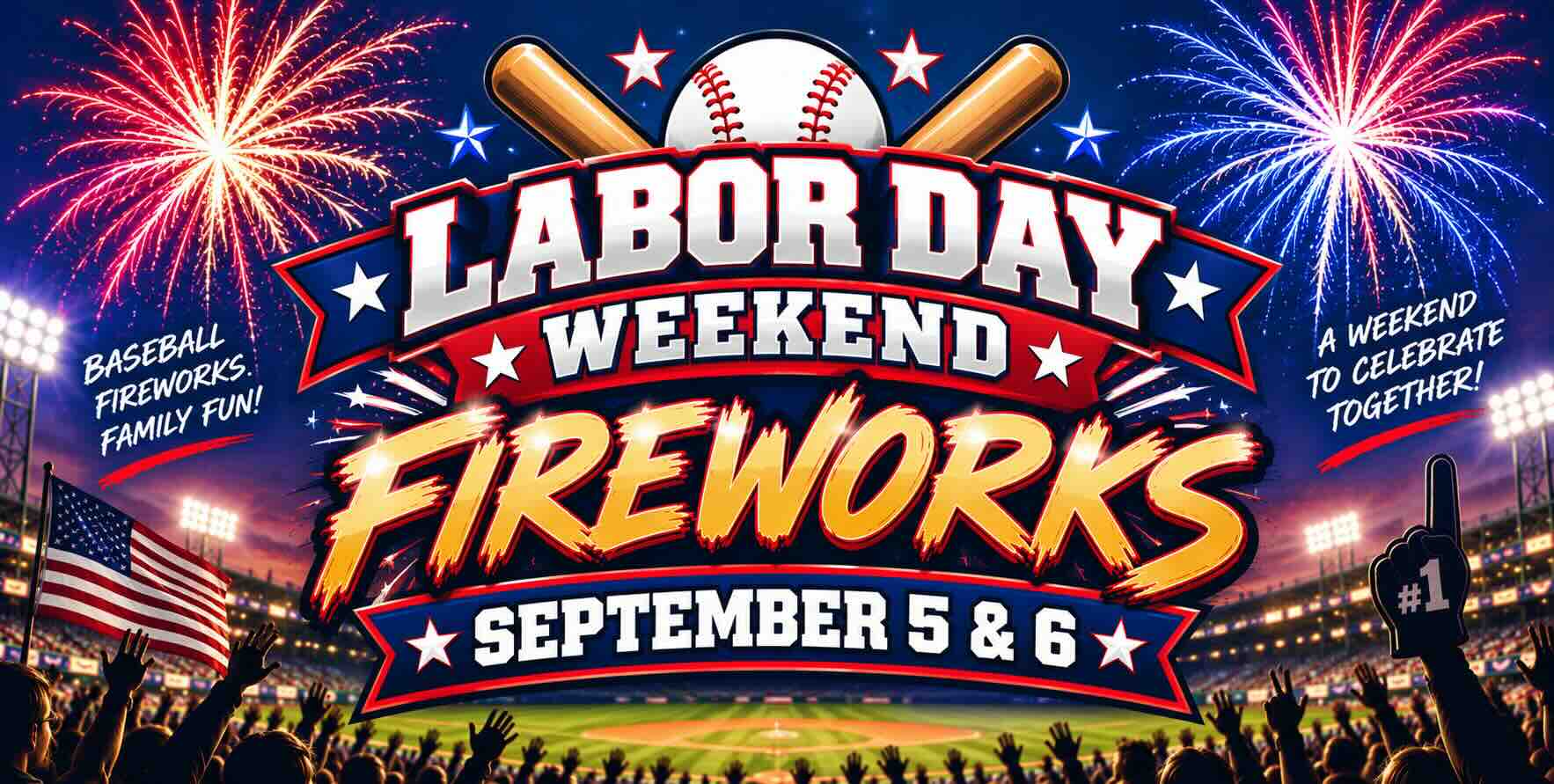 Sussex County Miners Labor Day Weekend Fireworks, September 5 & 6